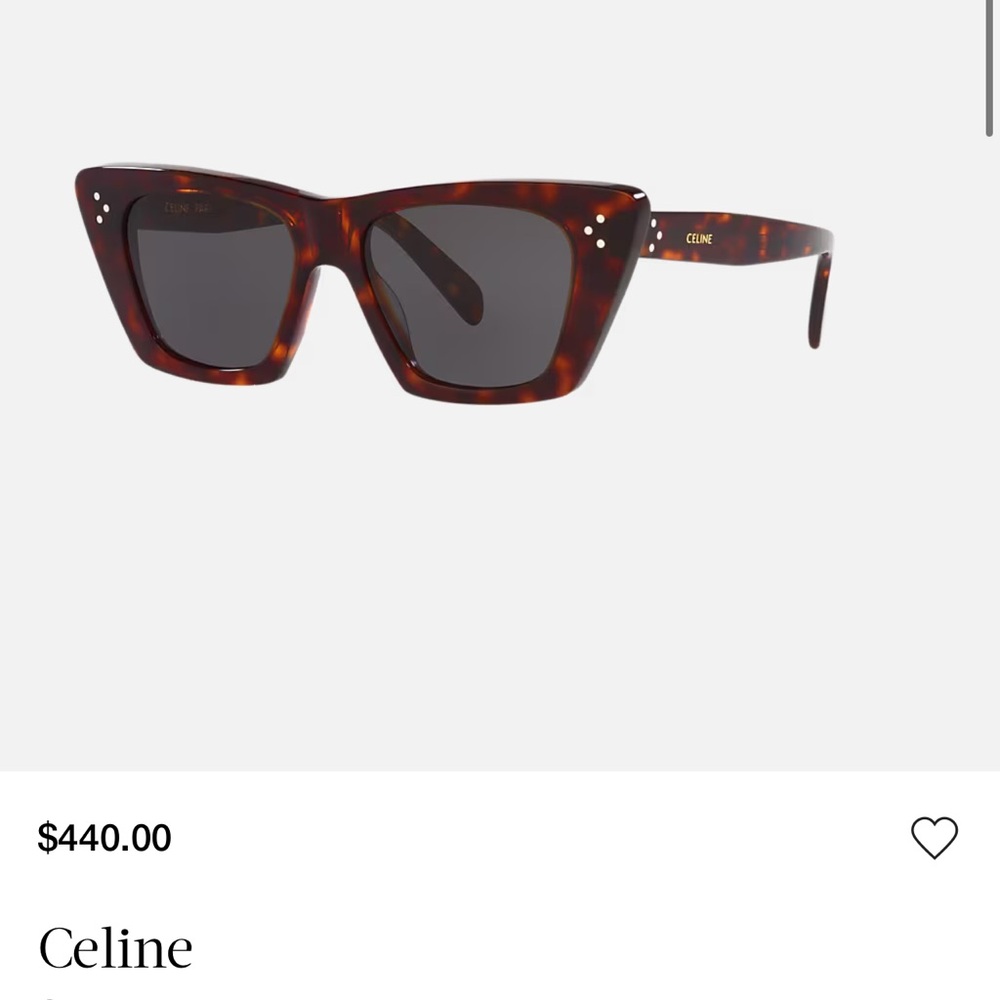 CELINE cat eye sunglasses